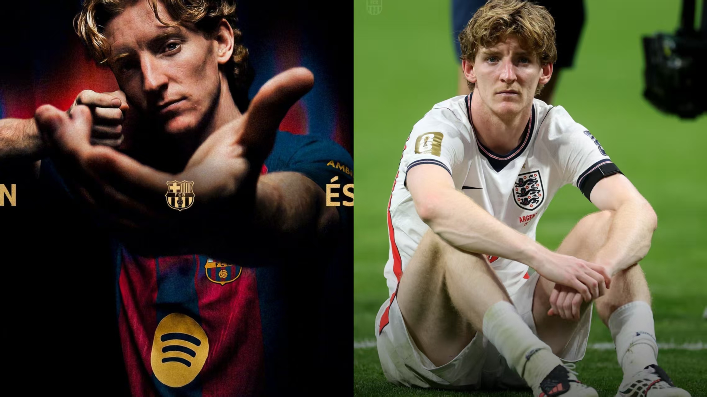 Gordon pukee Barcelonan pelipaidan ylleen ja aloittaa uuden aikakauden Camp Noulla.